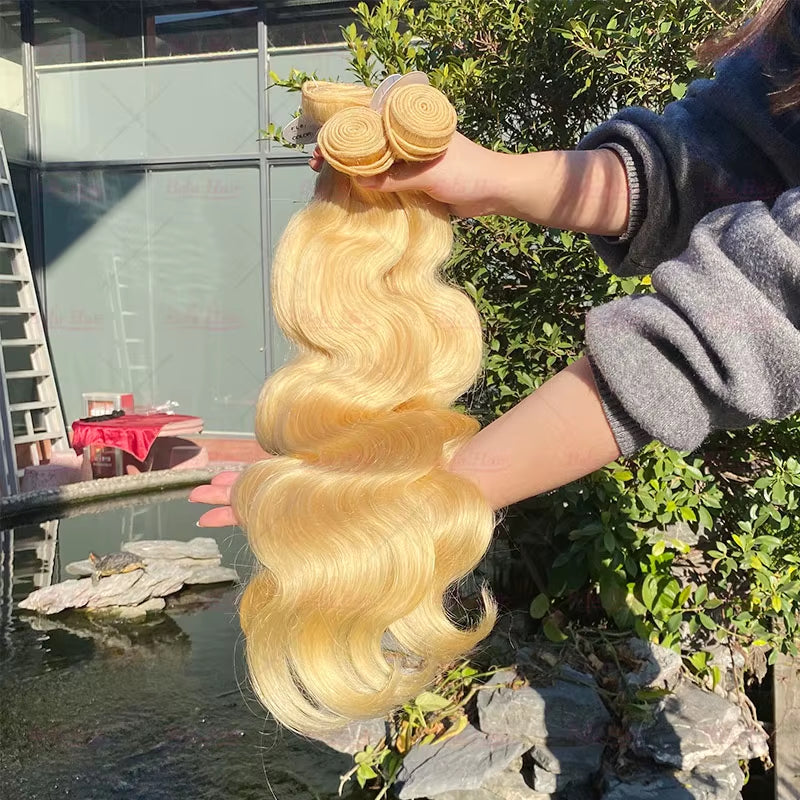 Wholesale Bundles Cuticle Aligned Raw Hair 613 Raw Hair Bundles Brazilian Weaving Indian Hair Bundles